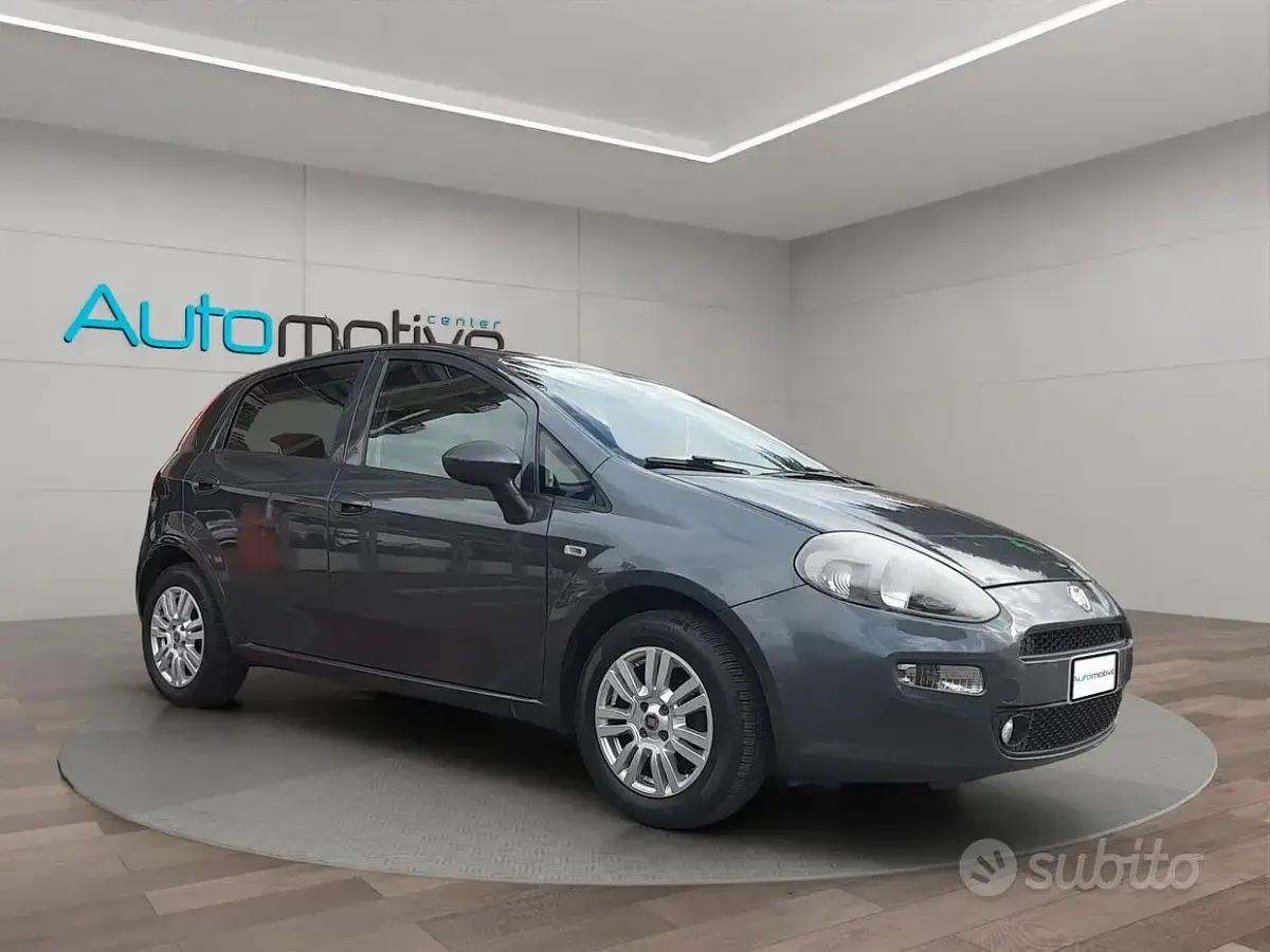 Usata Fiat Punto Lounge 77 CV (56 kW) 2016 Grigio Utilitaria