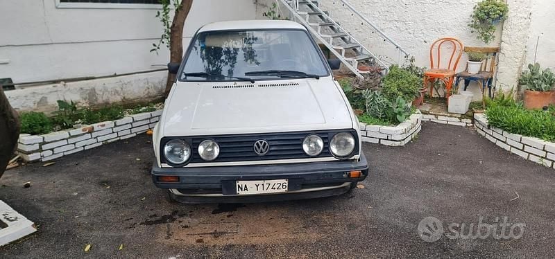 Usata VW Golf II 1988 Bianco Utilitaria
