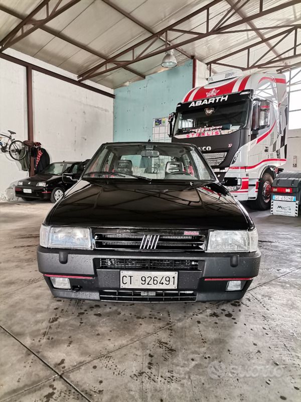 Usata Fiat Uno 1990 Nero Utilitaria