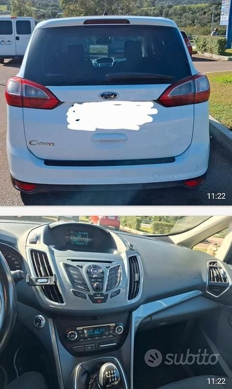 Usata Ford Grand C-Max 115 CV (84 kW) 2015 Bianco Monovolume