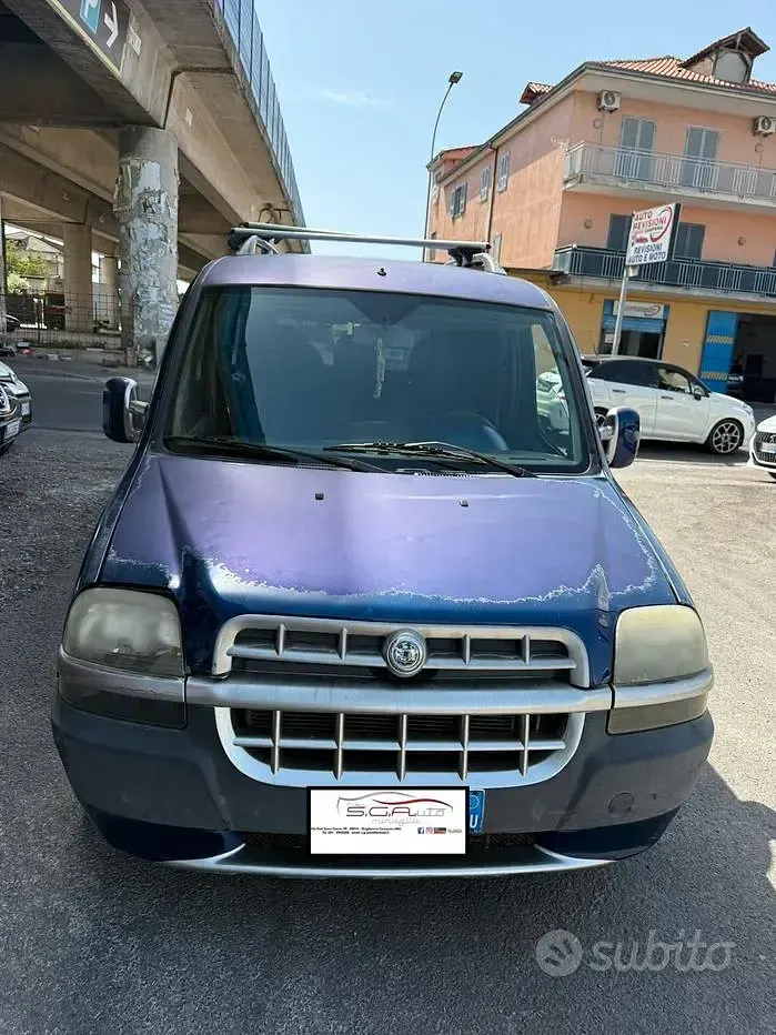 Usata Fiat Doblò 101 CV (74 kW) 2002 Bluazzurro Monovolume