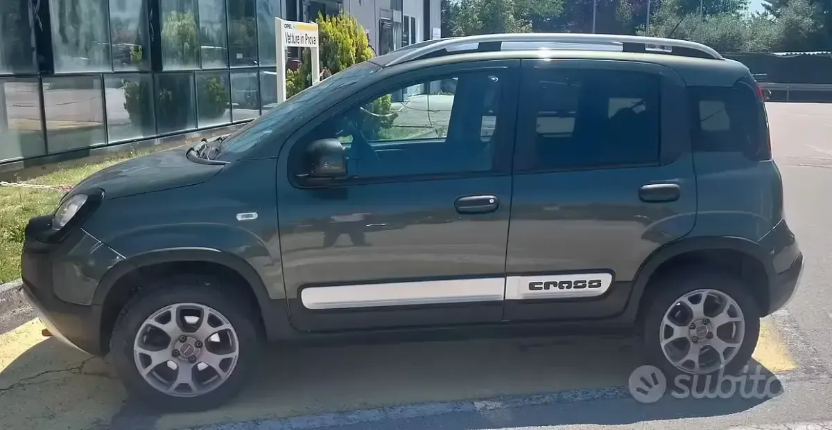 Usata Fiat Panda Cross Cross 80 CV (58 kW) 2015 Verde Utilitaria
