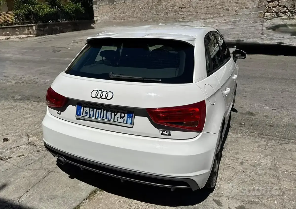Usata Audi A1 S-Line 82 CV (60 kW) 2017 Bianco Utilitaria