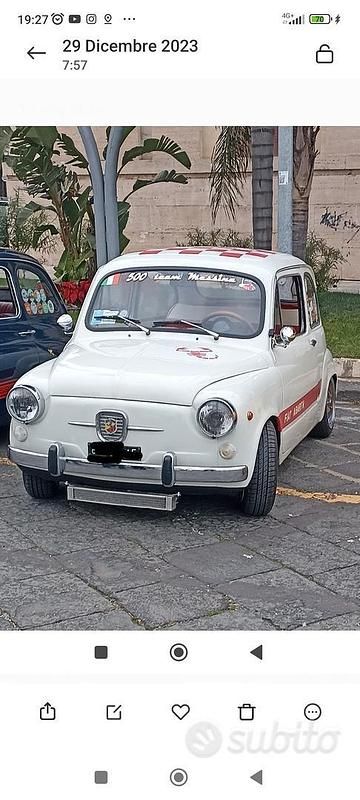 Usata Fiat 600D 1960 Bianco Coupé