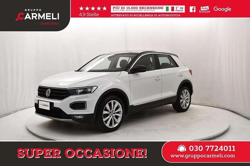 Usata VW T-Roc Advance 150 CV (110 kW) 2019 Pure white  nero SUV