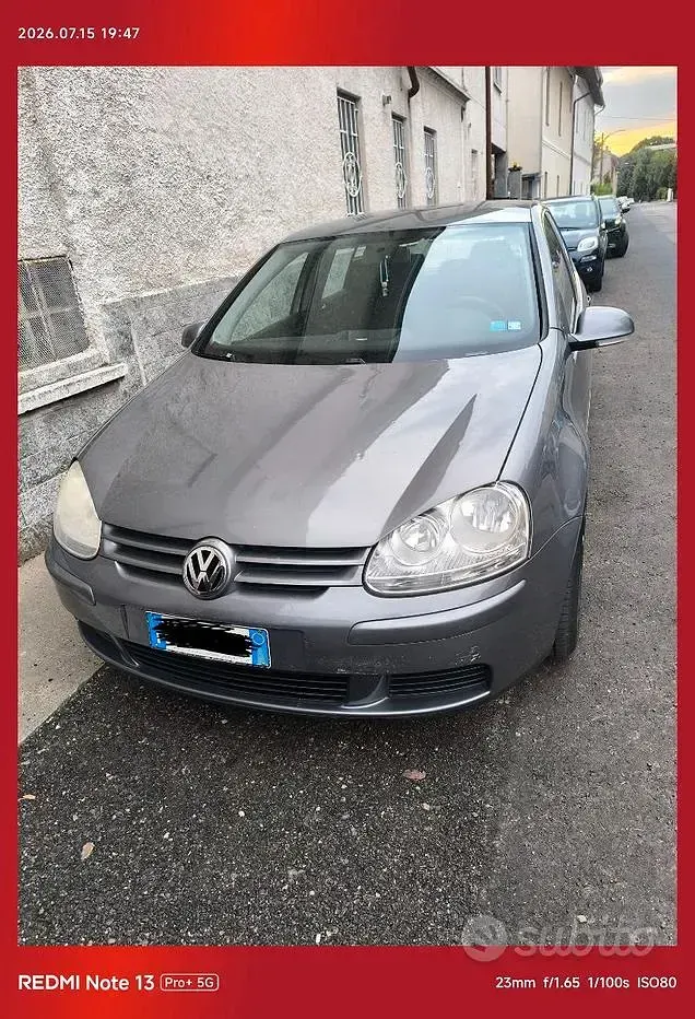 Usata VW Golf VI 102 CV (75 kW) 2008 Grigio Utilitaria