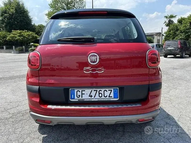 Usata Fiat 500L Cross 95 CV (69 kW) 2021 Rosso Monovolume