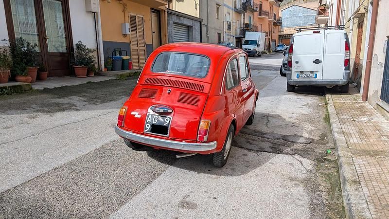 Usata Fiat 500 1970 Rosso Utilitaria