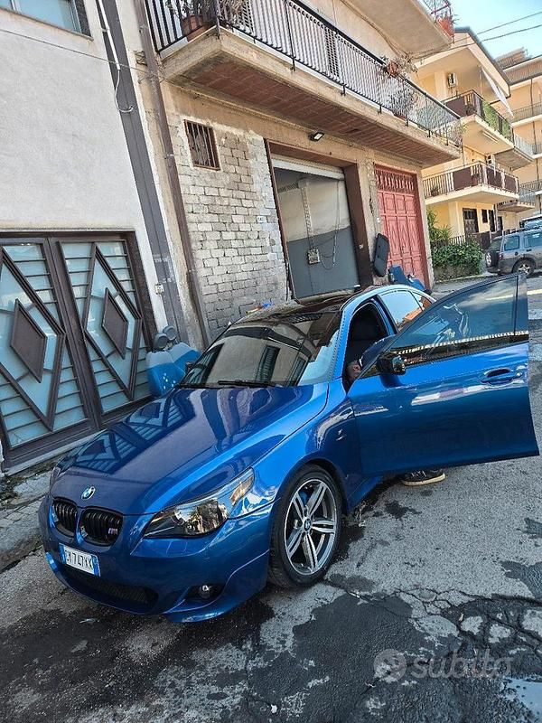 Usata BMW 530 M Sport 218 CV (160 kW) 2006 Blu Berlina