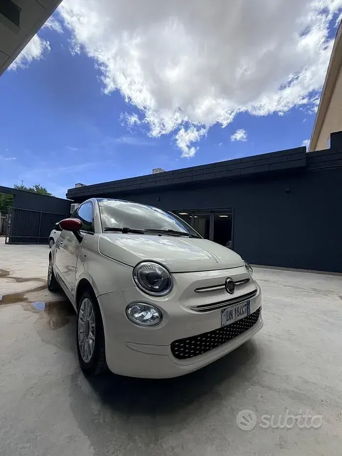 Usata Fiat 500 Lounge 75 CV (55 kW) 2008 Bianco Berlina