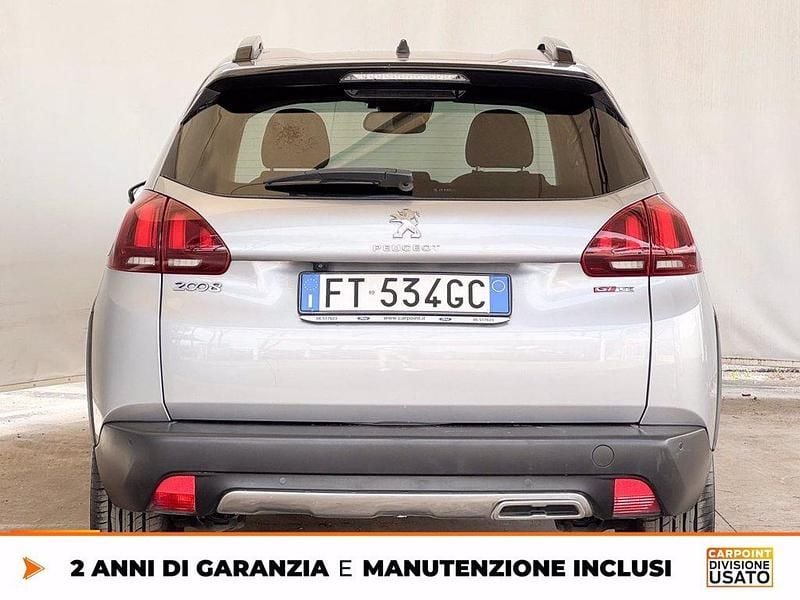 Usata Peugeot 2008 GT-line 110 CV (80 kW) 2018 Argento SUV