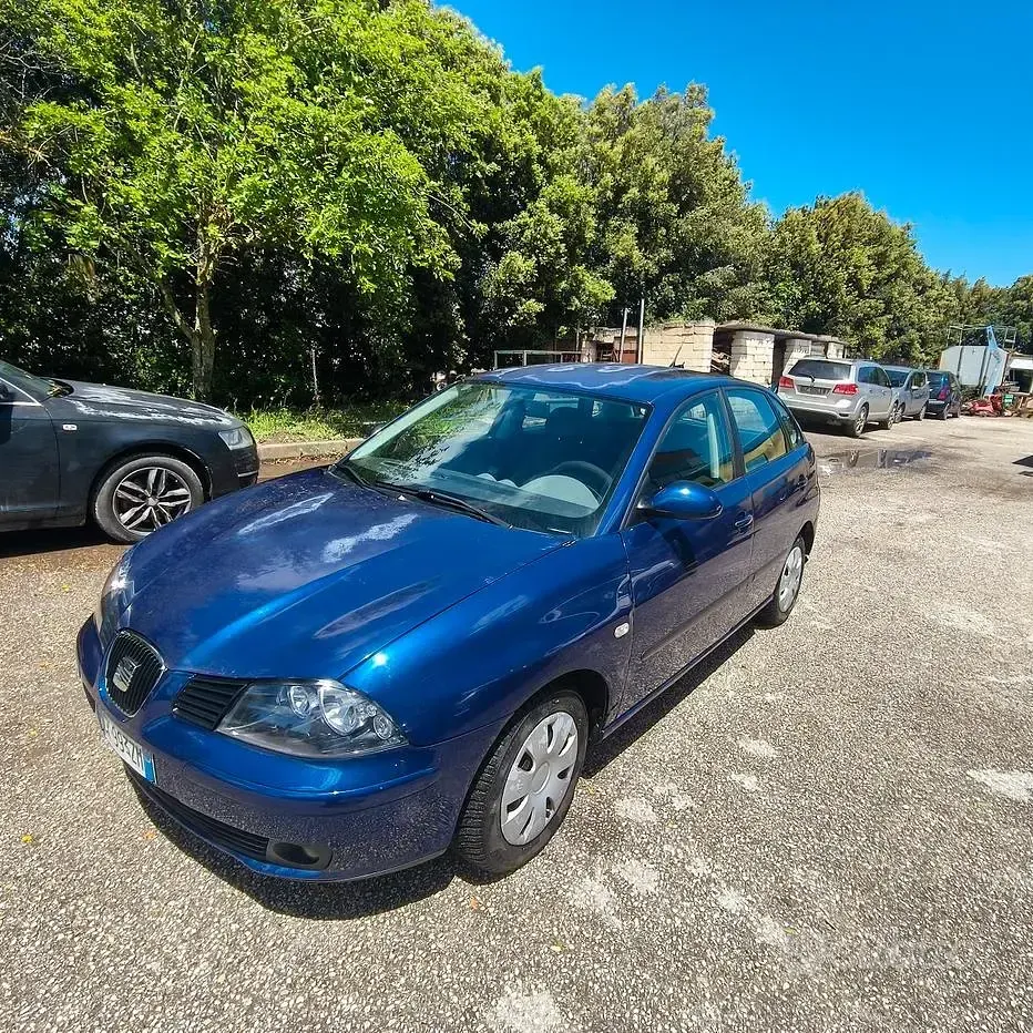 Usata Seat Ibiza 75 CV (55 kW) 2004 Blu Utilitaria