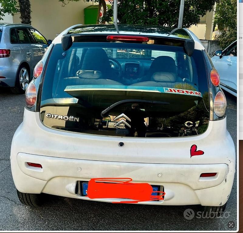 Usata Citroën C1 68 CV (50 kW) 2006 Bianco Utilitaria