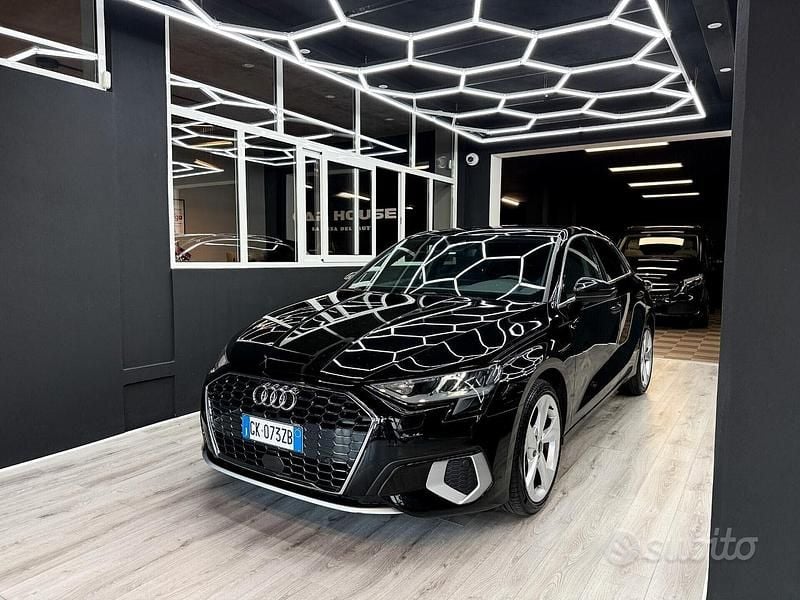 Usata Audi A3 150 CV (110 kW) 2022 Nero Berlina