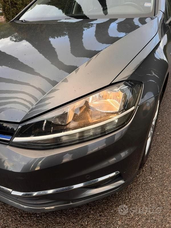 Usata VW Golf VII 131 CV (96 kW) 2018 Grigio Station wagon