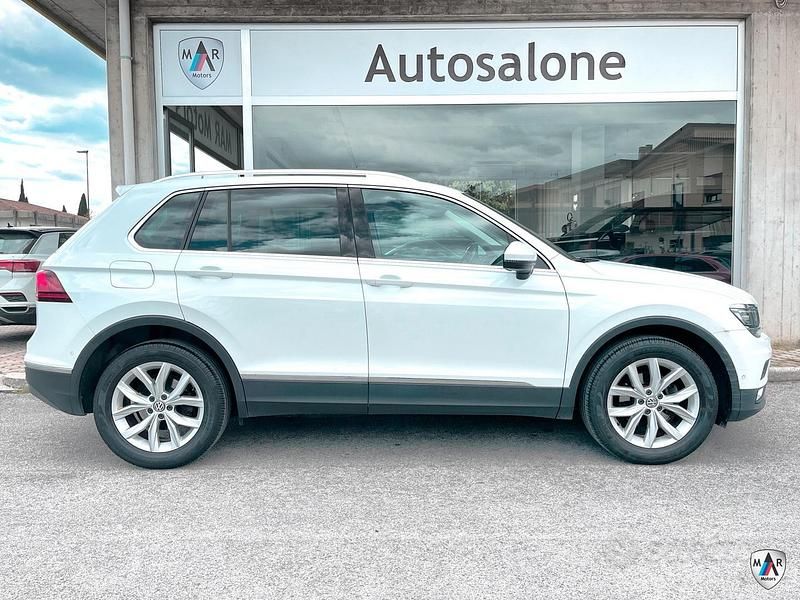 Usata VW Tiguan Executive 150 CV (110 kW) 2016 Bianco SUV