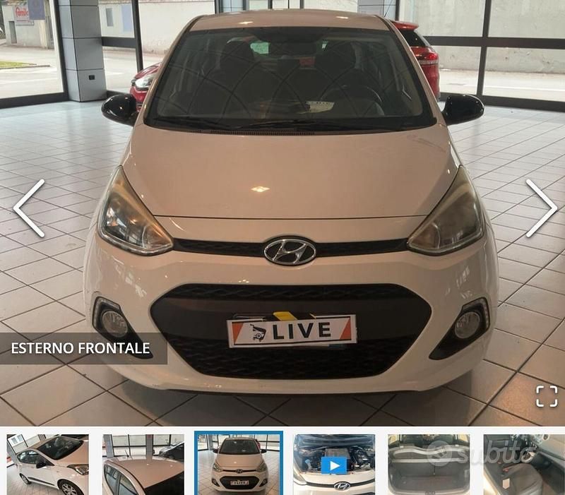 Usata Hyundai i10 67 CV (49 kW) 2015 White peral Utilitaria
