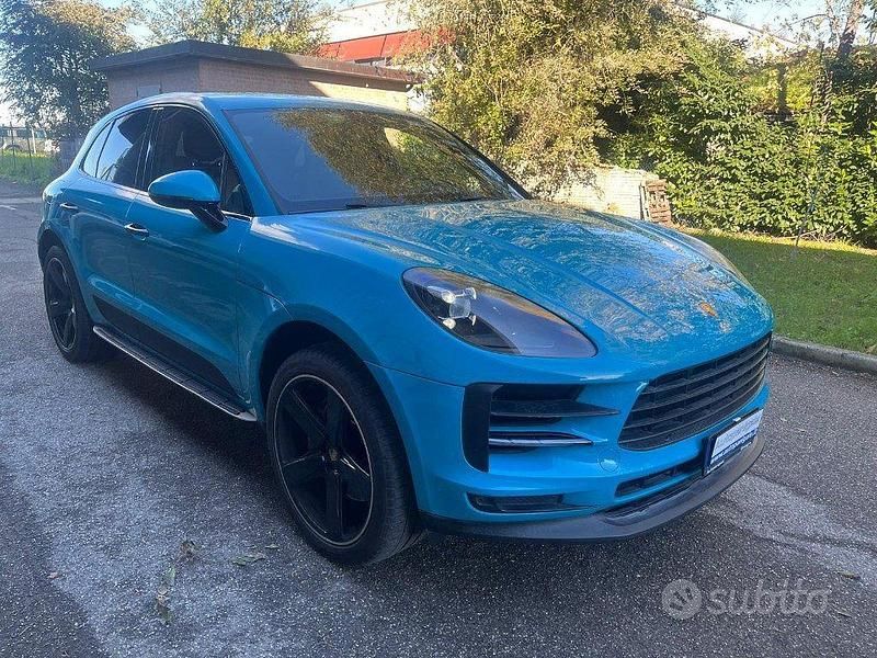 Usata Porsche Macan 354 CV (260 kW) 2019 Azzurro SUV