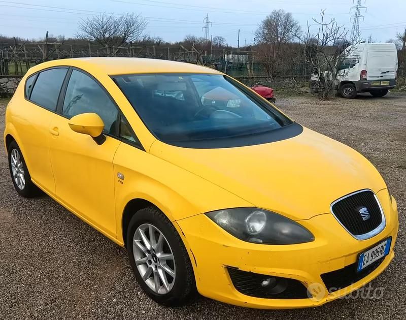 Usata Seat Leon 2010 Giallo Utilitaria