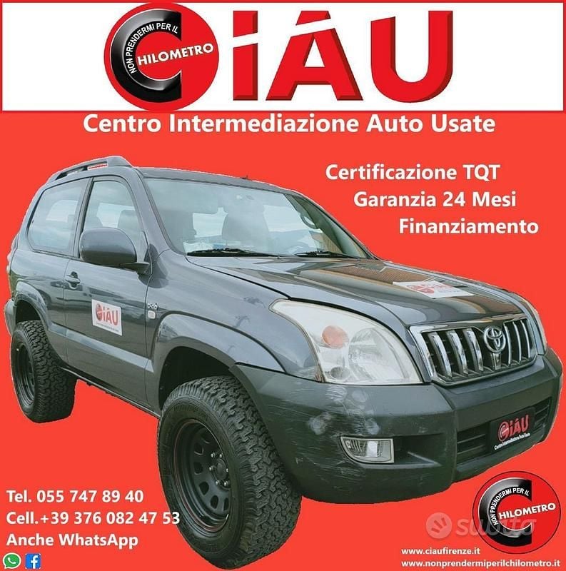 Usata Toyota Land Cruiser 163 CV (119 kW) 2003 Grigio SUV