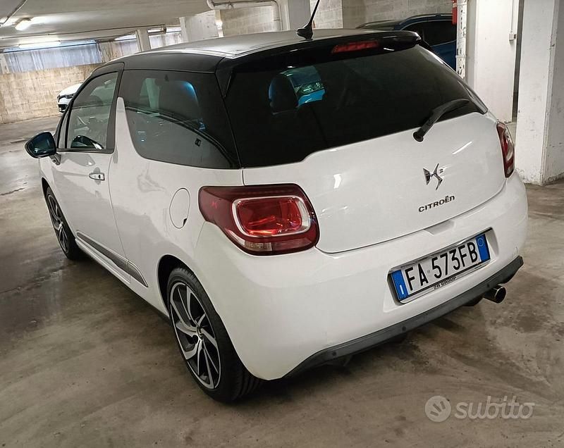 Usata DS Automobiles DS3 110 CV (80 kW) 2015 Bianco Coupé
