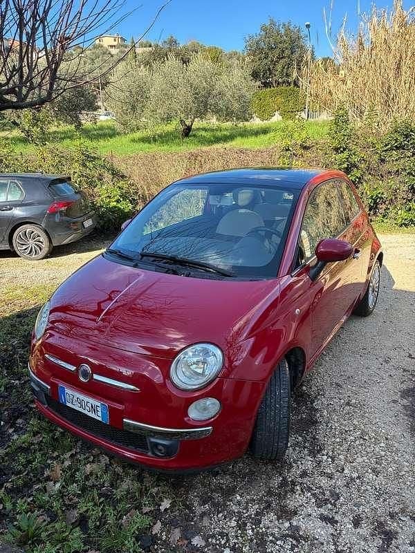 Usata Fiat 500 Lounge 99 CV (72 kW) 2010 Rosso Berlina