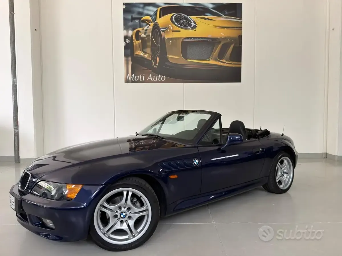 Usata BMW Z3 140 CV (102 kW) 1998 Blu Cabrio