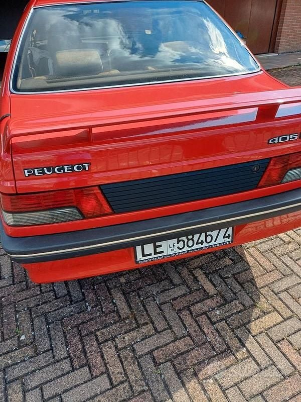 Usata Peugeot 405 1990 Rosso Berlina