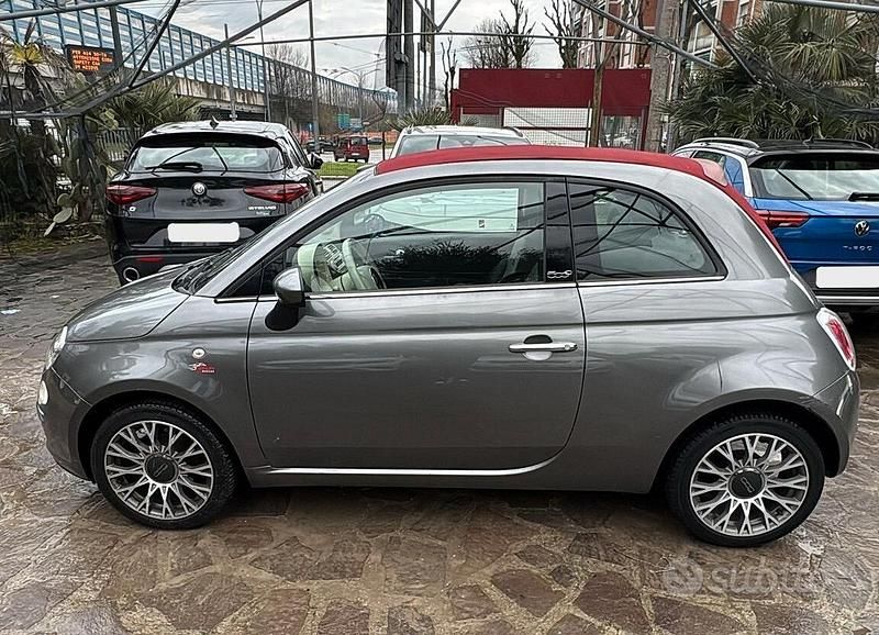 Begagnad Fiat 500C Rock 85 HK (62 kW) 2011 Grå Cab