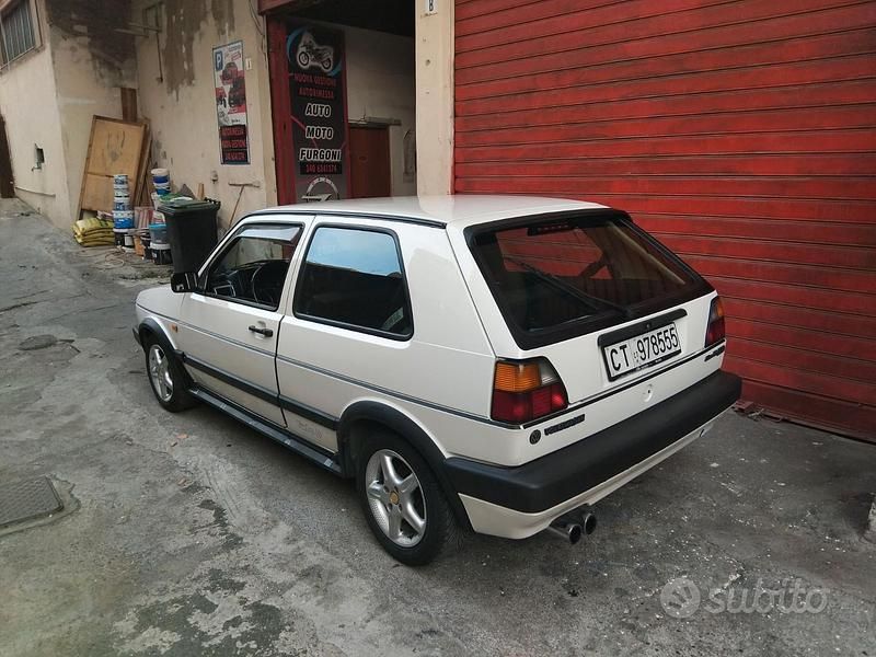 Usata VW Golf II 1988 Bianco Utilitaria
