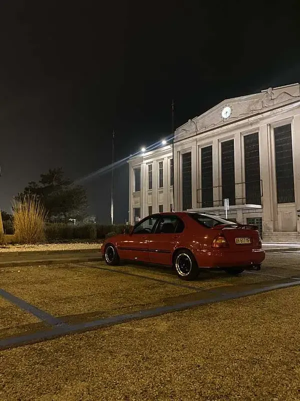 Usata Honda Civic SR 126 CV (92 kW) 1995 Rosso Berlina