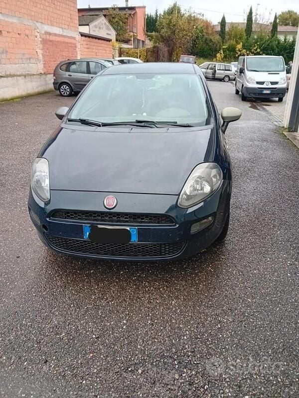 Usata Fiat Punto Evo 75 CV (55 kW) 2014 Blu Utilitaria