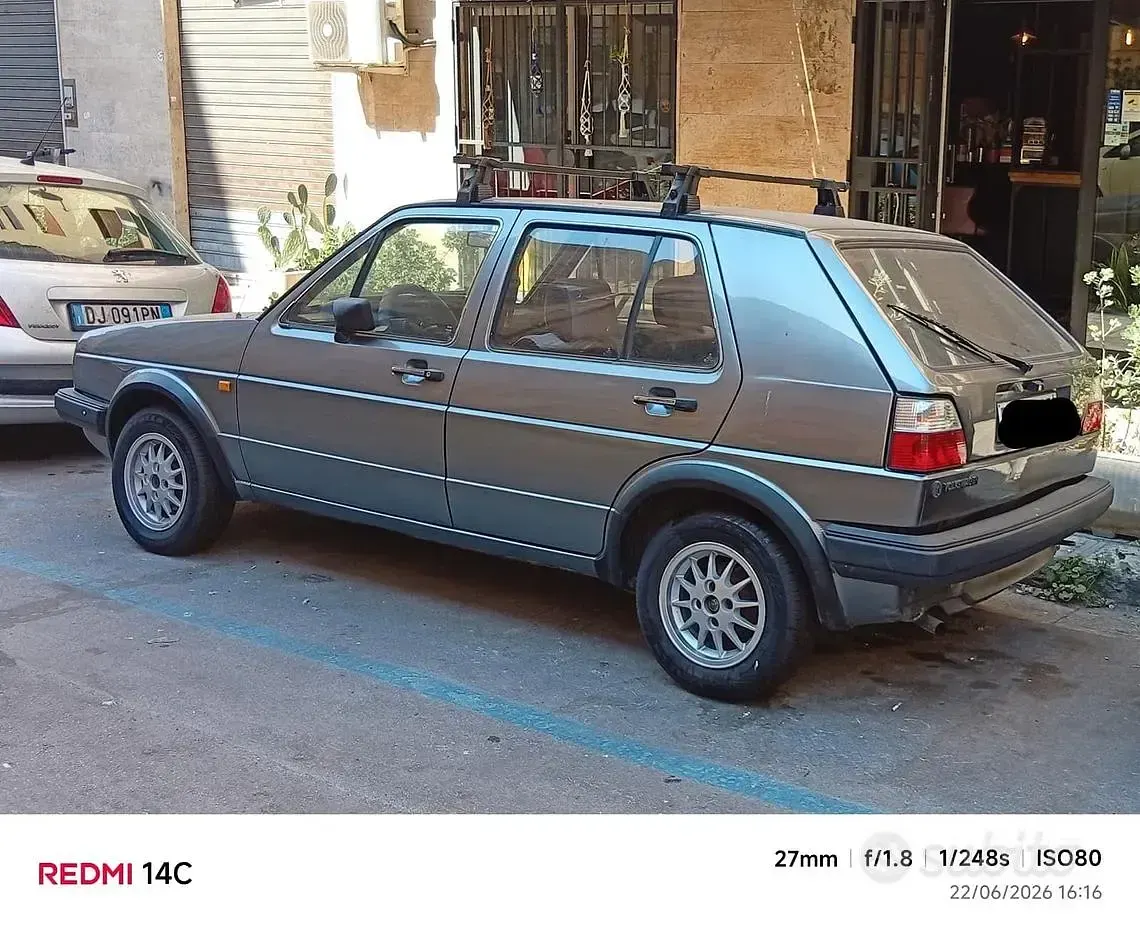 Usata VW Golf II 54 CV (39 kW) 1986 Grigio Utilitaria