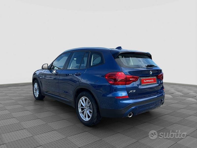 Usata BMW X3 Advantage 190 CV (139 kW) 2018 Phytonic blue SUV