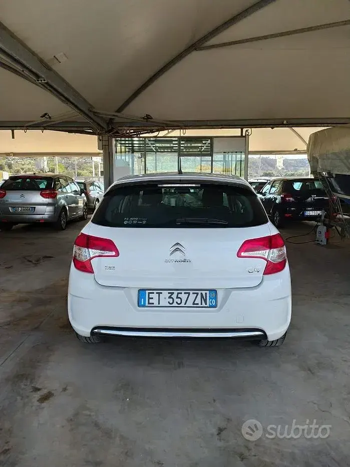 Usata Citroën C4 95 CV (69 kW) 2014 Bianco Berlina