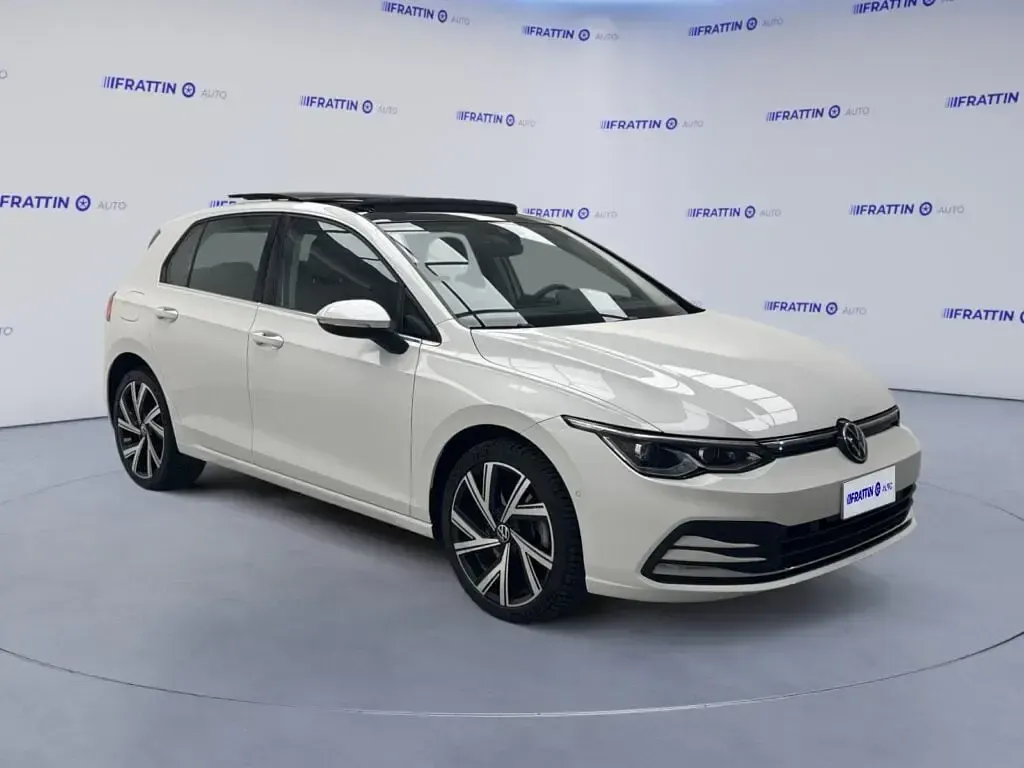 Usata VW Golf VIII Style 204 CV (150 kW) 2022 Bianco Berlina