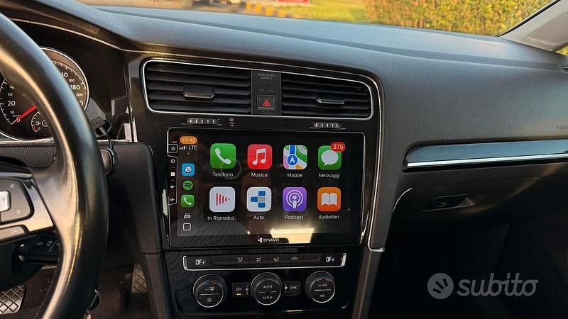 Usata VW Golf VII Highline 105 CV (77 kW) 2013 Nero Berlina