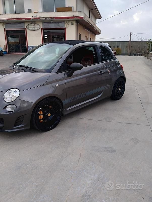 Usata Abarth 595C Competizione 180 CV (132 kW) 2016 Grigio Cabrio