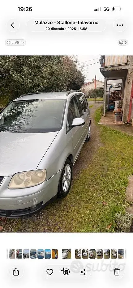 Usata VW Touran 140 CV (102 kW) 2004 Monovolume