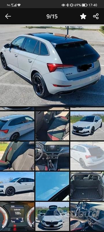 Usata Skoda Scala Monte Carlo 2021 Grigio Utilitaria