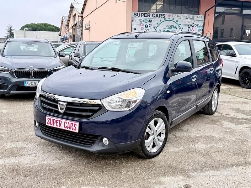 Usata Dacia Lodgy Prestige 116 CV (85 kW) 2016 Blu Monovolume