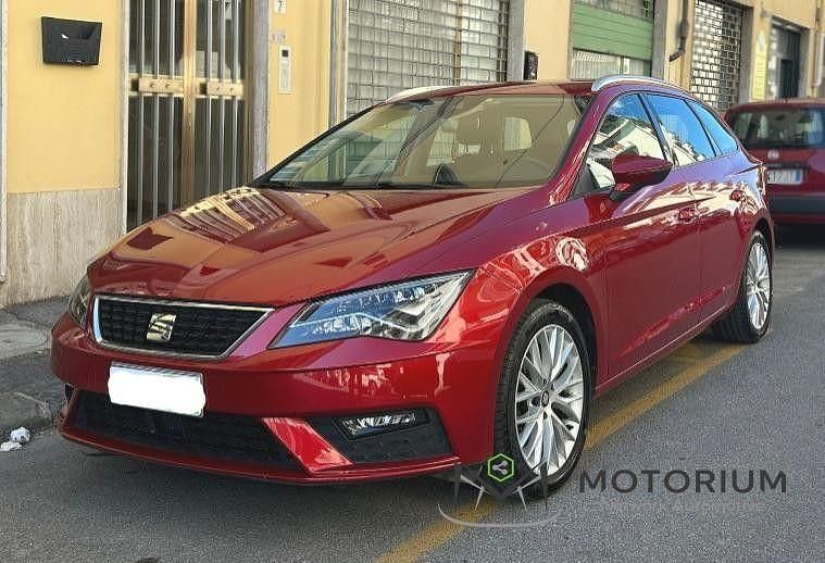 Usata Seat Leon ST Black Edition 130 CV (95 kW) 2020 Marrone Station wagon