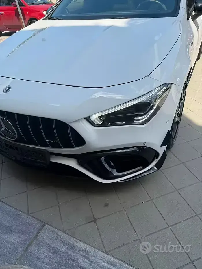 Usata Mercedes CLA45 AMG AMG 421 CV (309 kW) 2021 Bianco Coupé