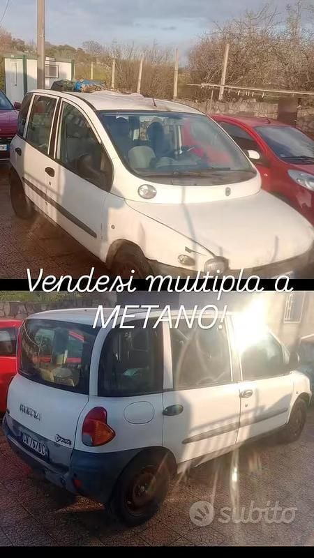 Usata Fiat Multipla 103 CV (75 kW) 2004 Bianco Monovolume