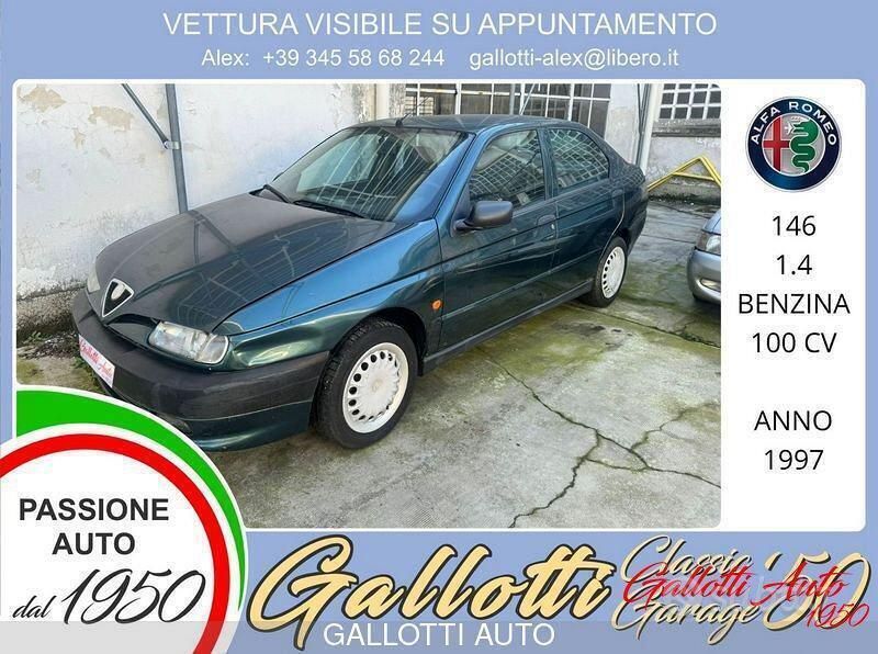 Verde Usata 1997 Alfa Romeo 146 Due volumi | 1190 € (Buon prezzo) - Immagine 1/4