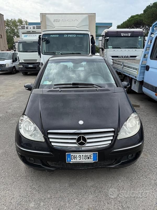 Usata Mercedes A180 Avantgarde 109 CV (80 kW) 2007 Nero Berlina