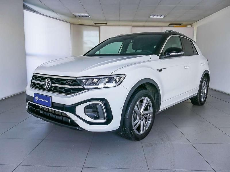 Usata VW T-Roc R-line 150 CV (110 kW) 2023 Pure white nero SUV