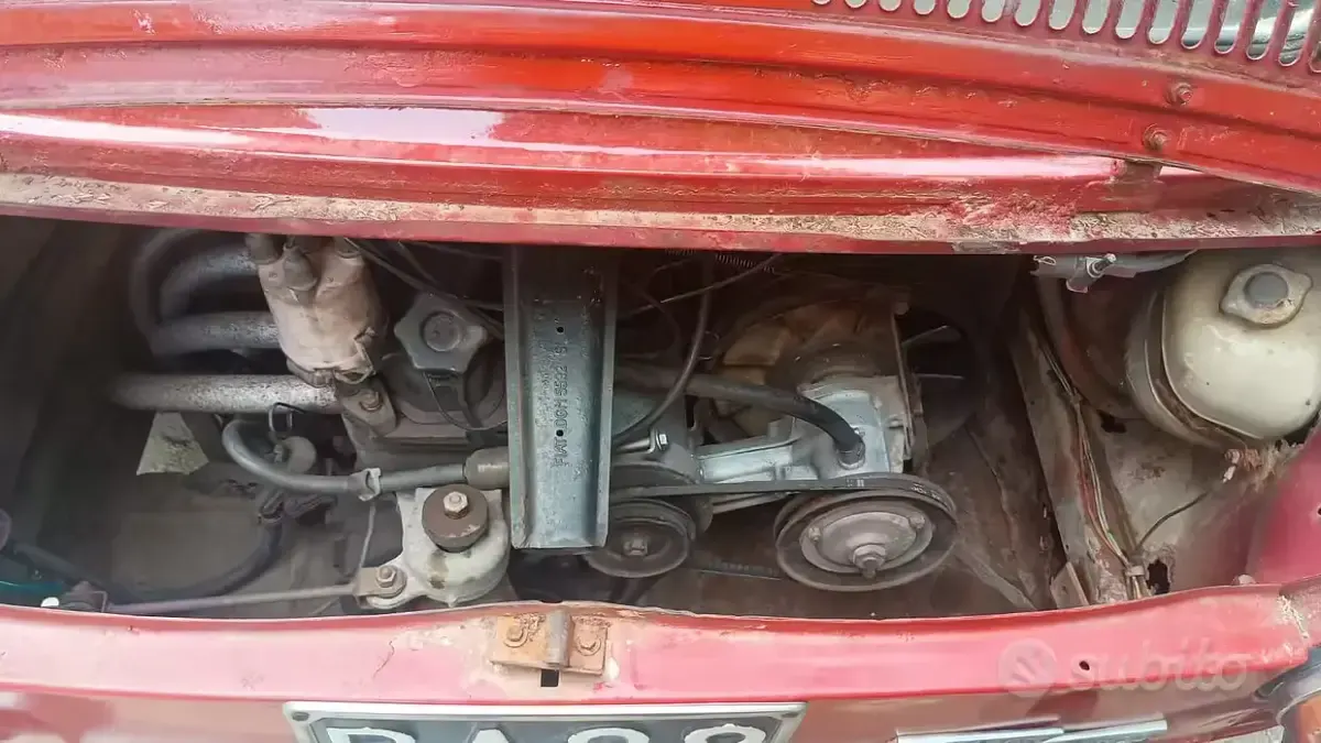 Usata Fiat 850 1970 Rosso Berlina
