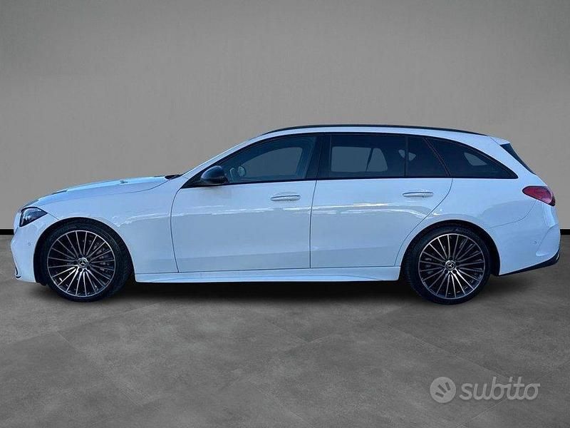 Usata Mercedes C220 Premium Plus 200 CV (147 kW) 2022 Bianco / metallizzato Station wagon