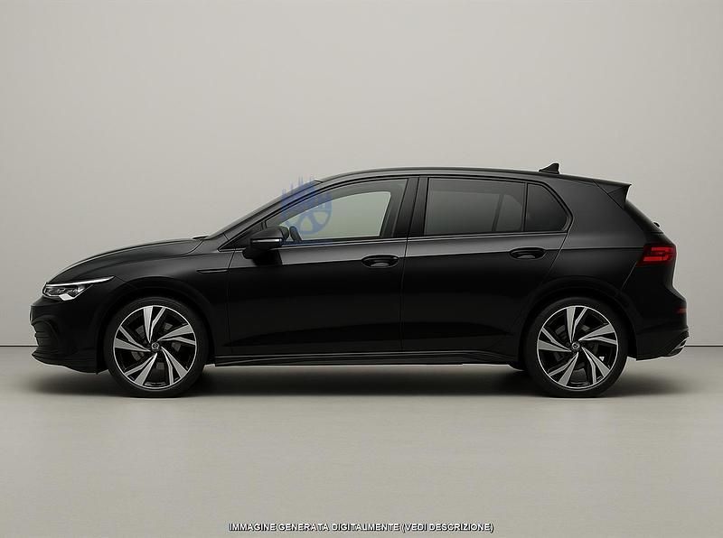 Usata VW Golf VIII R-line 150 CV (110 kW) 2025 Nero Utilitaria